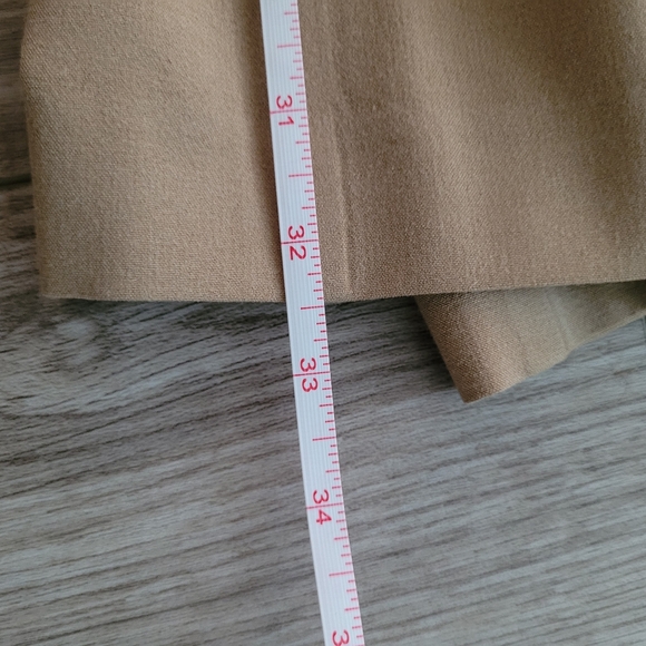 Michael Kors Light Brown Tan Straight Leg Pants Size 8 - Picture 11 of 12